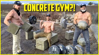 Thumbnail for We Built an ENTIRE GYM from CONCRETE! | Buff Dudes