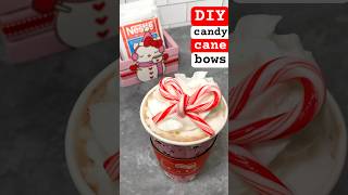 Thumbnail for How to make Candy Cane Bows ♥️🤍♥️ #christmascrafts #christmasrecipe #holidaywithyoutube | Megan Weller