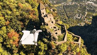 Thumbnail for Insane Wingsuit Flyby of a 1000-Year-Old Castle