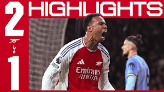 Thumbnail for NORTH LONDON DERBY HIGHLIGHTS | Arsenal vs Tottenham Hotspur (2-1) | EPL |  Gabriel, Trossard | Arsenal