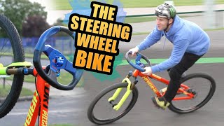 Thumbnail for THE STEERING WHEEL MOUNTAIN BIKE - SENDING MTB FREERIDE! | Sam Pilgrim