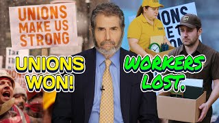 Thumbnail for The Hidden Cost of Union Power: Rich Contracts and Layoffs Down the Road | John Stossel