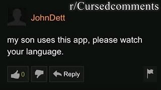 Thumbnail for r/Cursedcomments | run as fast as you can. | EmKay