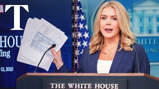 Thumbnail for LIVE: Karoline Leavitt hosts White House press briefing | The Times and The Sunday Times