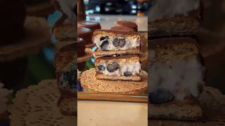 Thumbnail for Chocolate blueberry cheesecake bites 🫐#abirzkitchen #cheesecake | Abir El Saghir