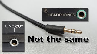 Thumbnail for Line-out ≠ Headphone-out