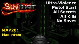 Thumbnail for Doom II: Sunlust - MAP28: Maelstrom (Ultra-Violence 100%) | decino