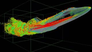 Thumbnail for Space Shuttle 10 billion voxel CFD on 8x 64GB GPUs | Dr. Moritz Lehmann