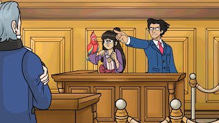 Thumbnail for Flipping the Parrot (Ace Attorney Animation)[Paula Peroff] | Mornal