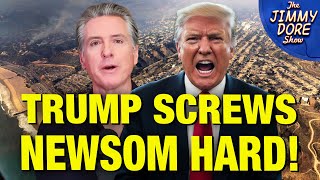 Thumbnail for Trump Just TOOK OVER California Wild Fire Reconstruction From Newsom! | The Jimmy Dore Show