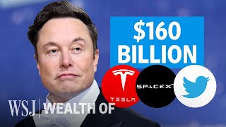Thumbnail for How Elon Musk’s Net Worth Sways With Tesla, SpaceX and Twitter’s Volatility | WSJ