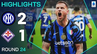 Thumbnail for INTER-FIORENTINA 2-1 | HIGHLIGHTS | Arnautovic Winner Ignites Scudetto Race! | Serie A 2024/25 | Serie A