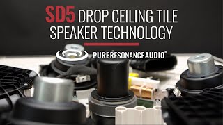 Thumbnail for Drop Ceiling Tile Speaker System Array Technical Features Overview Of The Pure Resonance Audio SD5 | Pure Resonance Audio