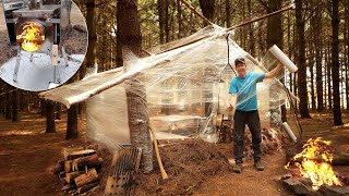Thumbnail for Building 10-Person, 10-Minute, $10, Emergency Cabin! | Kevin Builds (Modern Self Reliance)