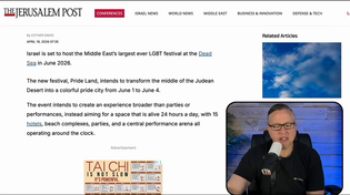 Thumbnail for Israel hosting “PrideLand” event at Dead Sea - largest homosexual orgy in history 