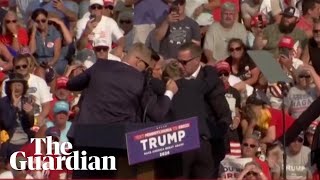 Thumbnail for 'Let me get my shoes,' Trump tells Secret Service agents after assassination attempt | Guardian News