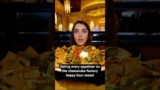 Thumbnail for Eating every appetizer on the Cheesecake Factory happy hour menu! #Foodie #CheesecakeFactory #Shorts | KarissaEats