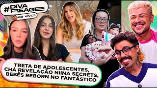 Thumbnail for 🔴AO VIVO #DIVAREAGE: Treta Teen dos TikTokers, Chá Revelação da Niina, Bebês Reborn no Fantástico | Diva Depressão 