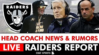 Thumbnail for Raiders LIVE: Head Coach News & Search Continues For Las Vegas + Deion Sanders Rumors | Raiders Report by Chat Sports