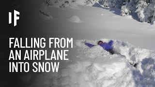 Thumbnail for What If You Fell from an Airplane Into Fresh Snow? | What If
