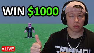 Thumbnail for I MADE 100 ROBLOX KIDS COMPETE FOR $1 | Bundun