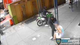 Thumbnail for Man's Rolex stolen off his wrist by moped-riding thief | ABC7NY