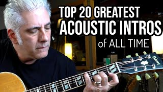 Thumbnail for TOP 20 ACOUSTIC GUITAR INTROS OF ALL TIME | Rick Beato