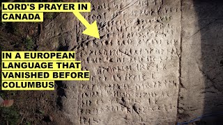 Thumbnail for Mystery Of Lord's Prayer Rock Carved In Canada In A European Language That Vanished Before Columbus | Discovery Future