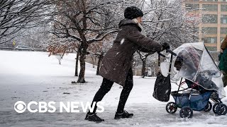 Thumbnail for Winter storm dumps snow across the Northeast | CBS News