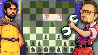 Thumbnail for GM Hikaru's First Ever Game vs @GothamChess in Fog of War | GMHikaru