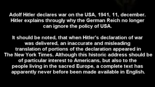 Thumbnail for Hitler explains America's proxy war against germany