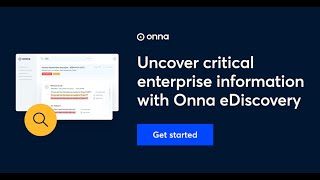 Thumbnail for Introduction to Onna eDiscovery | Onna