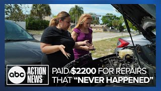 Thumbnail for Single mom paid Florida auto repair shop owner over $2k for repairs she says were never done | ABC Action News