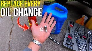 Thumbnail for Oil Drain Plug Crush Washer / Gasket. ALWAYS REPLACE -Jonny DIY
