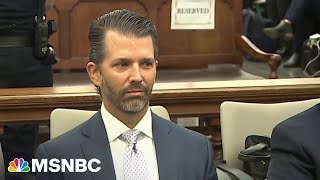 Thumbnail for Donald Trump Jr. testifies for defense in New York civil fraud trial | MS NOW