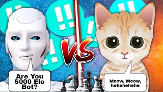 Thumbnail for Can Stockfish 15.1 (4K Elo) Defeat Mittens (5000 Elo) !! Mittens Vs Stockfish | Mittens Chess