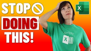 Thumbnail for 10 Excel Things You Should NEVER Do and What to do Instead | MyOnlineTrainingHub