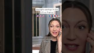 Thumbnail for Daylight savings in the US vs France #usa #american #france #french #cultureshock | Roya