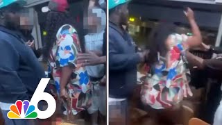 Thumbnail for Woman attacks 14-year old, sparking massive brawl at IHOP | NBC 6 South Florida
