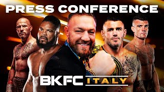 Thumbnail for BKFC ITALY PRESS CONFERENCE | LIVE! | Bare Knuckle Fighting Championship