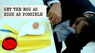 Thumbnail for Get The Egg As High As Possible Without Breaking It | Full Task | Taskmaster