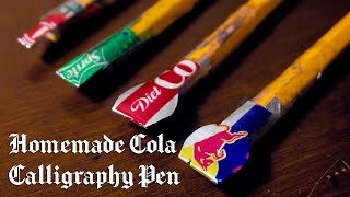 Thumbnail for How To Make A Homemade Cola Calligraphy Pen (FREE Template Included) | Made by Edgar