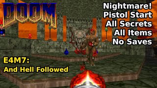 Thumbnail for Doom - E4M7: And Hell Followed (Nightmare! 100% Secrets + Items) | decino