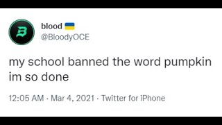 Thumbnail for Weirdest words your school has banned | Matt Rose