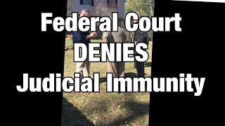 Thumbnail for Breaking: Federal Court DENIES Judicial Immunity in Family Court Judge Lawsuit | The Civil Rights Lawyer