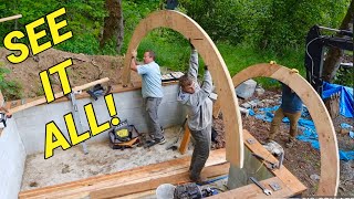 Thumbnail for Hobbit house build start to finish in 17 minutes | Flanagan Homestead