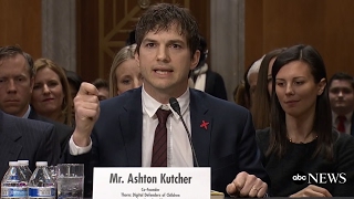 Thumbnail for Ashton Kutcher Speech on Human Trafficking Before Congress  | ABC News