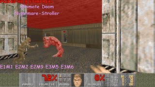 Thumbnail for Ultimate Doom - 5 levels on Nightmare-Stroller