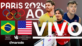 Thumbnail for BRASIL X EUA AO VIVO VOLEI - GABRIEL MEDINA NA SEMIFINAL DO SURF AO VIVO OLIMPÍADAS 2024 | Na Rede Oficial