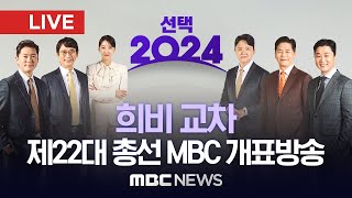 Thumbnail for 독보적 개표 방송, '선거방송은 MBC'..제 22대 국회의원 선거 선거방송 생중계..출구 조사 발표부터 당락 확정까지 - [MBC 중계방송] 2024년 04월 10일 | MBCNEWS